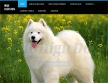 Tablet Screenshot of milehighdog.com